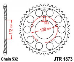 Звезда задняя JT Sprockets JTR 1873.48